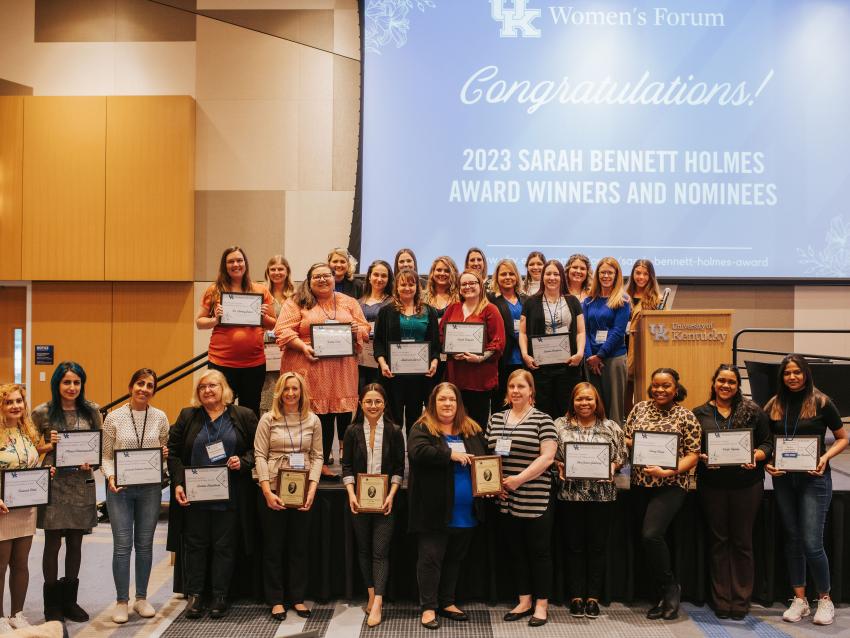 Award Recipients from Sarah Bennett Holmes Awards Luncheon 2023